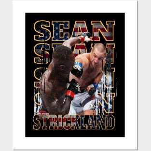 sean strickland fight Posters and Art